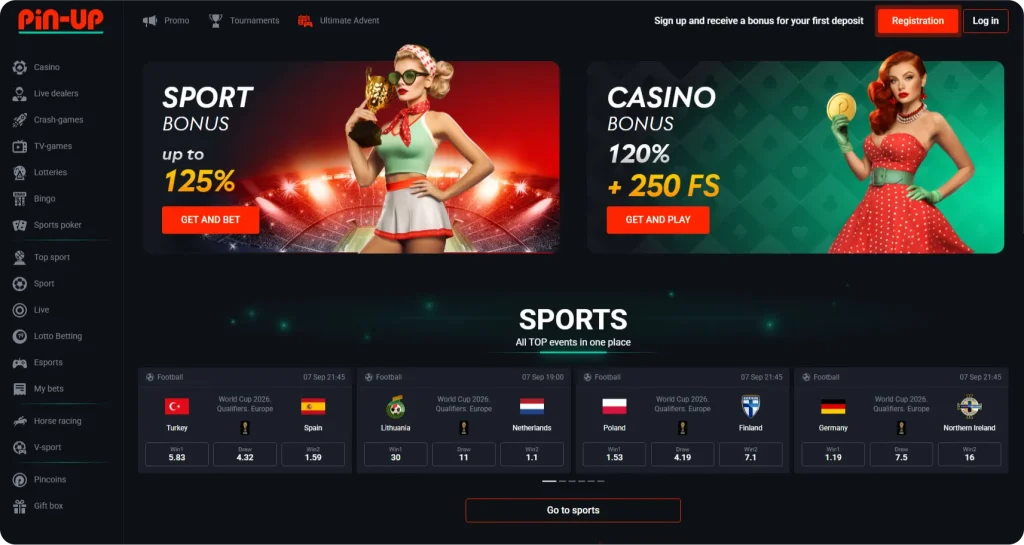 Pin Up Casino in India